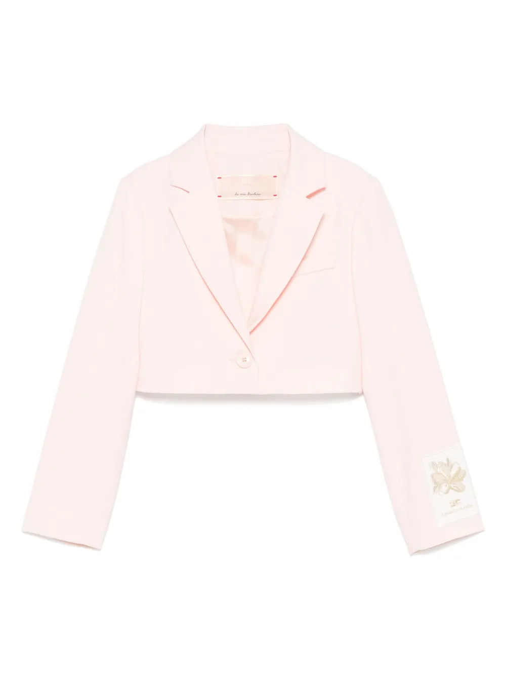 Elisabetta Franchi La Mia Bambina Cropped blazer Roze