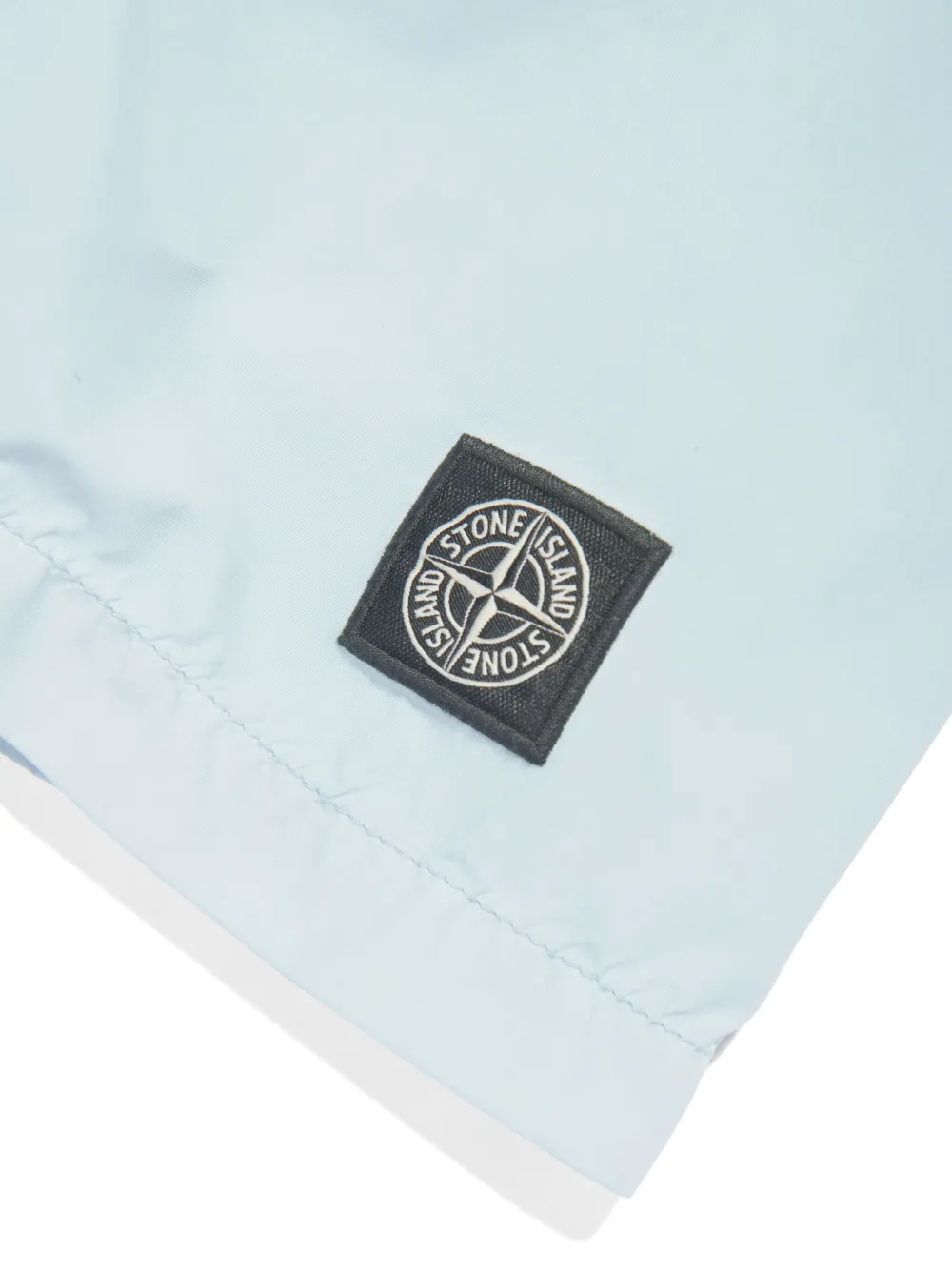 Stone Island Junior Zwembroek met Compass-logopatch Blauw