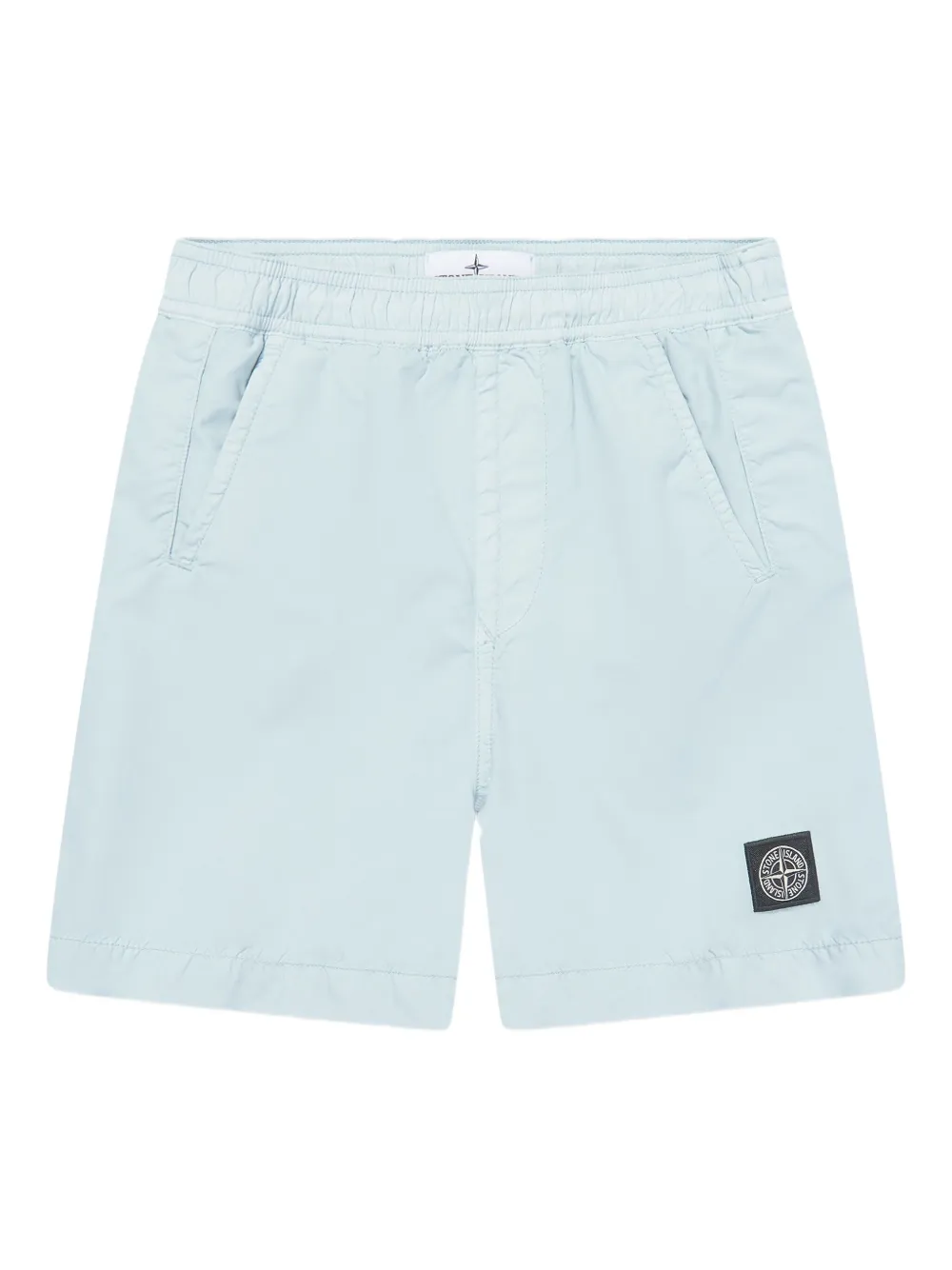 Stone Island Junior Zwembroek met Compass-logopatch Blauw