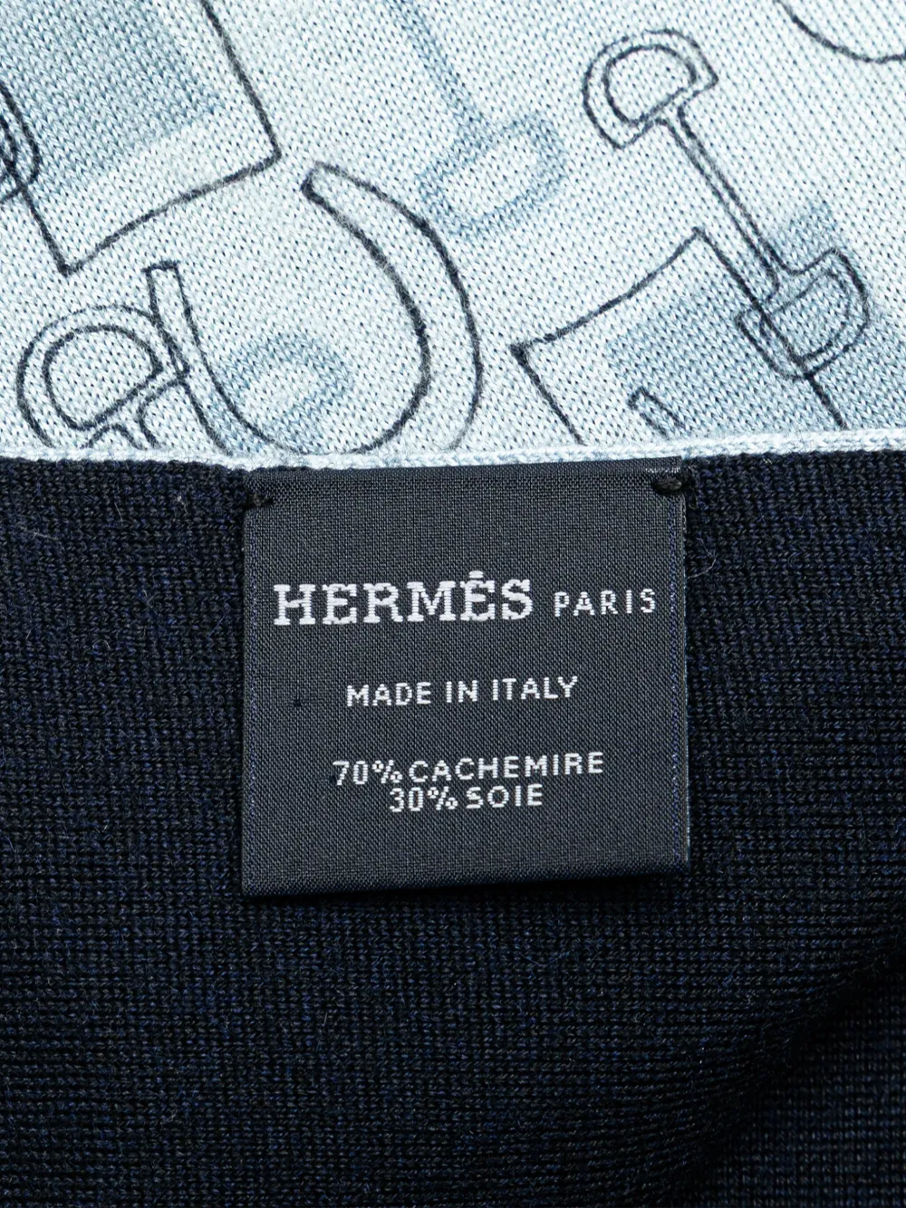 Hermès Pre-Owned 20th Century Printed Cashmere Silk Stole Scarf scarves | Image 2