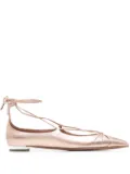 Aquazzura leather ballet flats - Pink