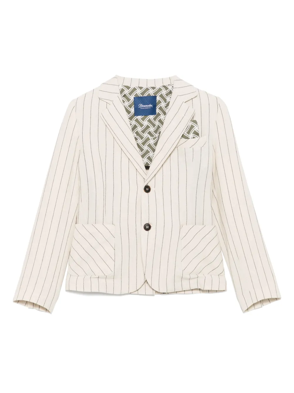 Drumohr Kids Blazer com listra | Neutro | Image 1