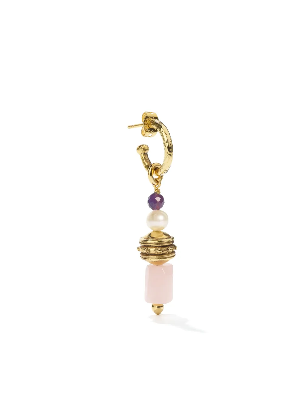 Goossens Syracuse single earring | Gold | Image 1