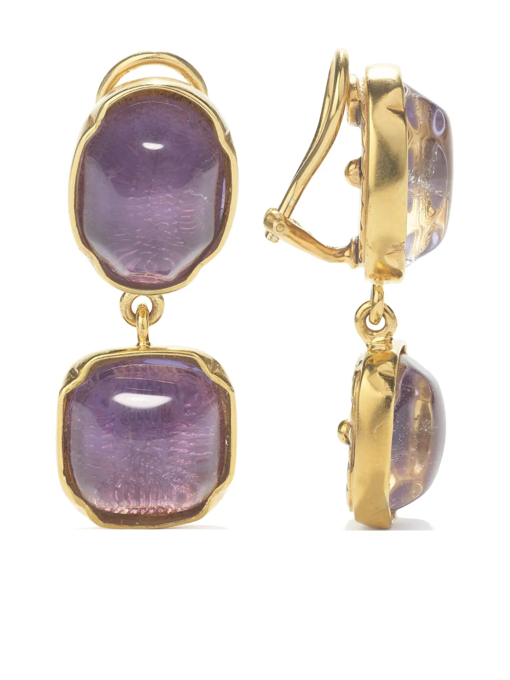Goossens Cabochons Two Pendants earrings | Women | Image 2