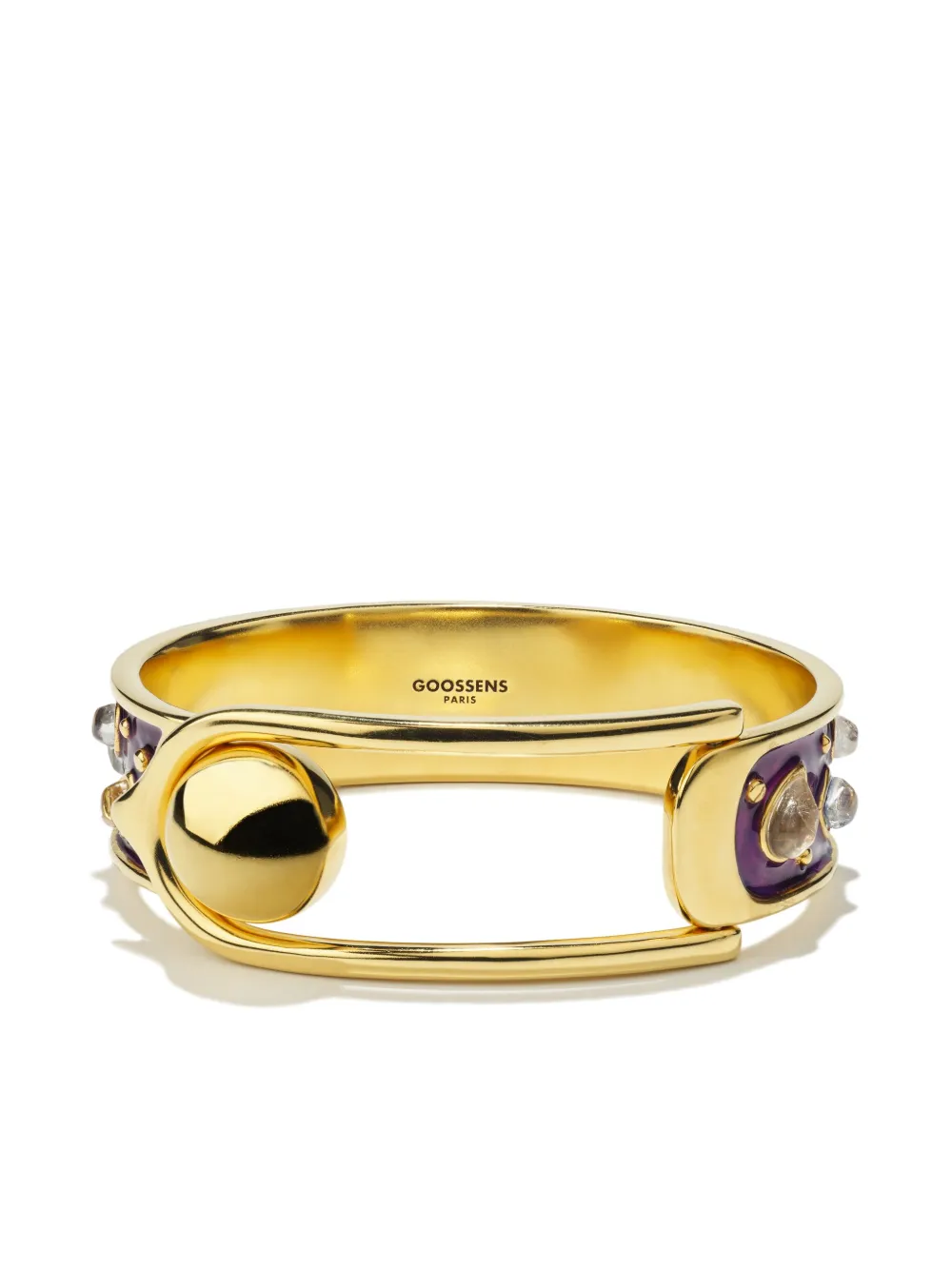 Goossens large Boucle bracelet | Gold | Image 1