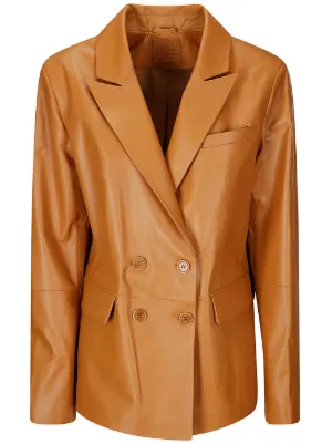 DESA 1972 レザー メッシュジャケット Desa 1972 ウィメンズ レザージャケット通販 - FARFETCH