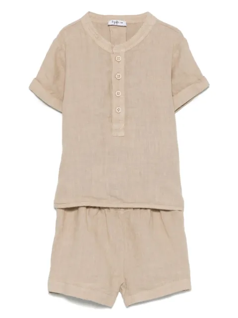 Il Gufo linen shorts set 
