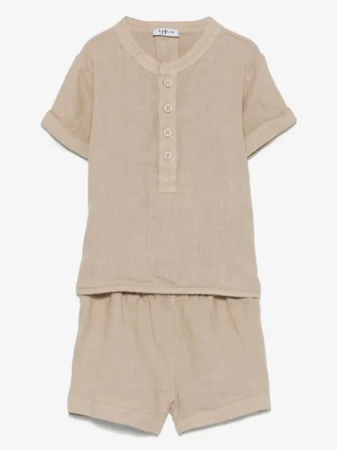 Il Gufo linen shorts set 