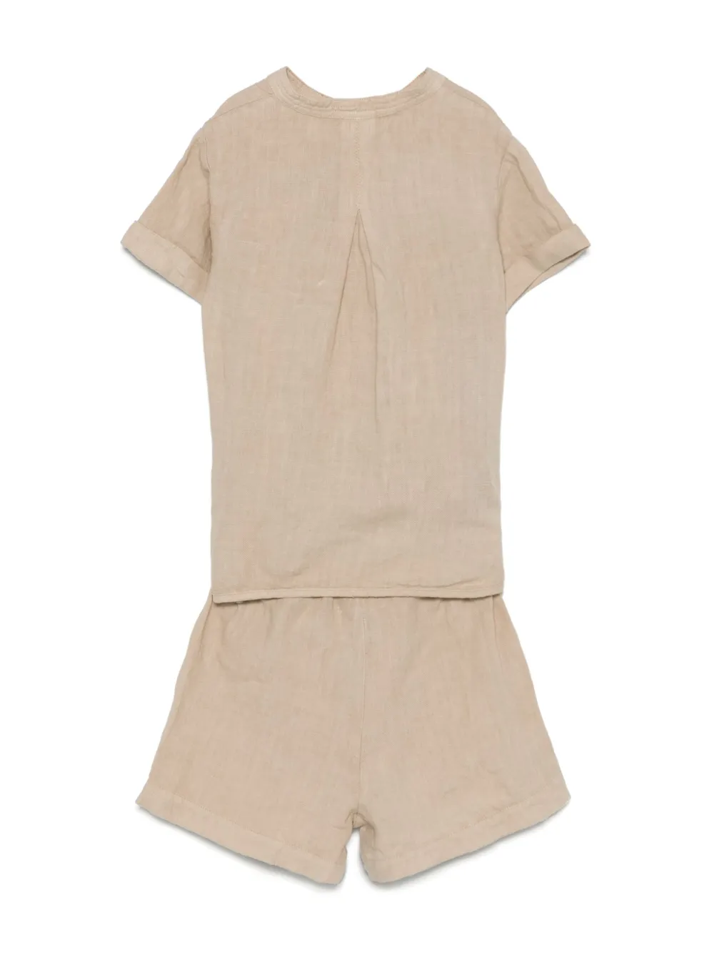 Il Gufo Linnen shorts - Beige