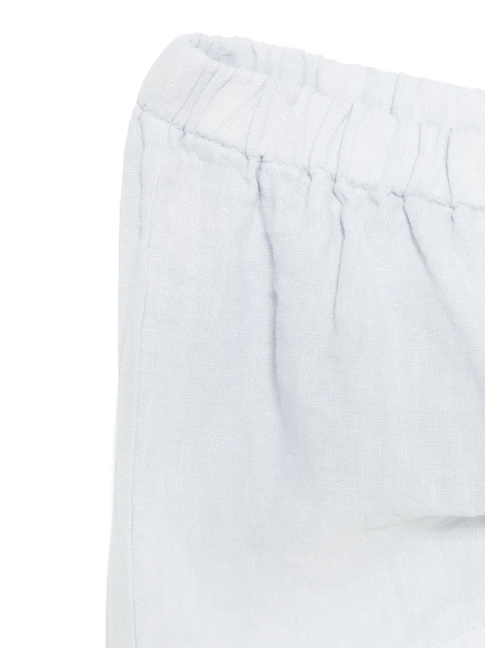 Il Gufo Linnen shorts Blauw