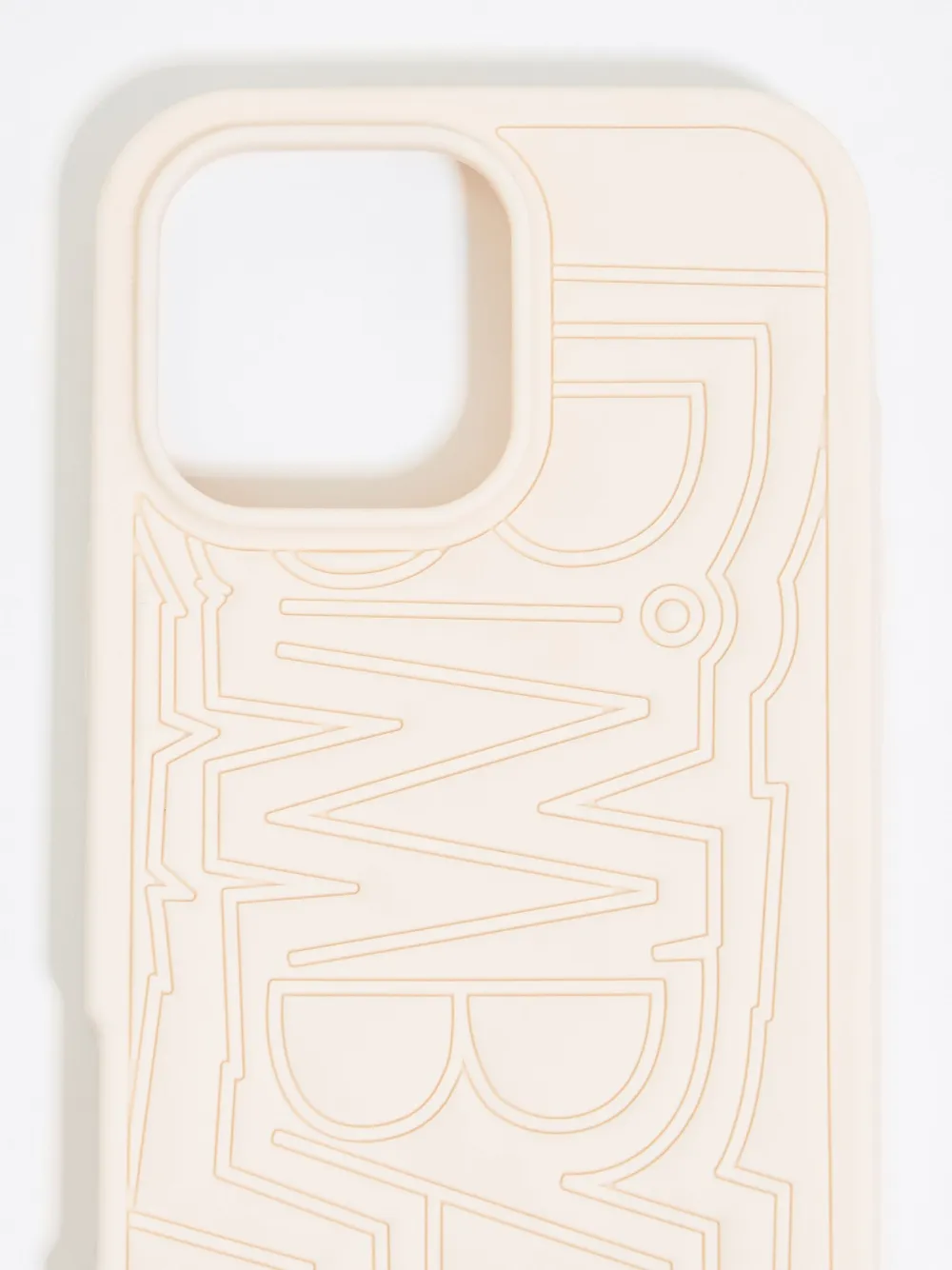 Bimba y Lola iPhone 13 hoesje met logo-reliëf - Beige