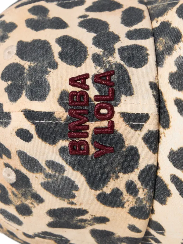 Bimba y Lola レオパード キャップ | ニュートラル | FARFETCH JP