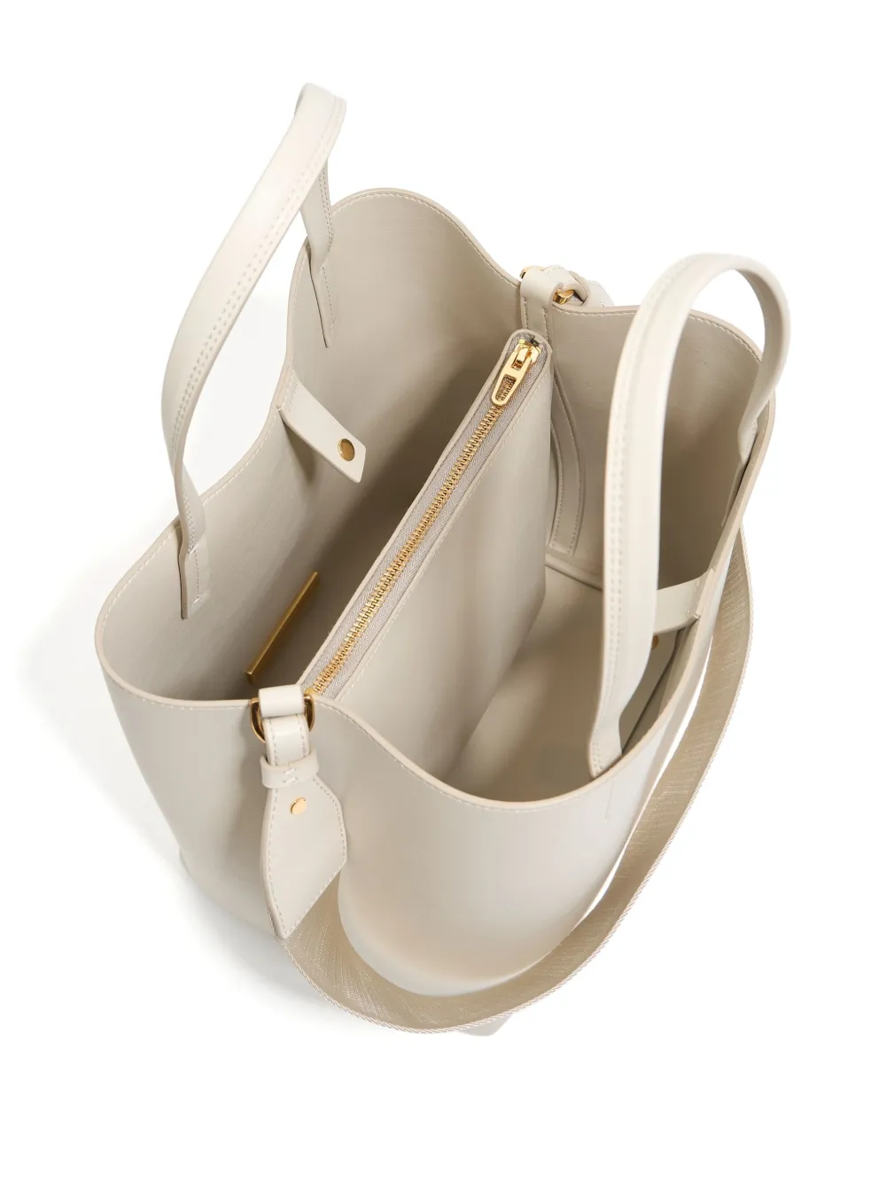 Shop Bimba Y Lola Large Chihuahua Shoulder Bag In Neutrals