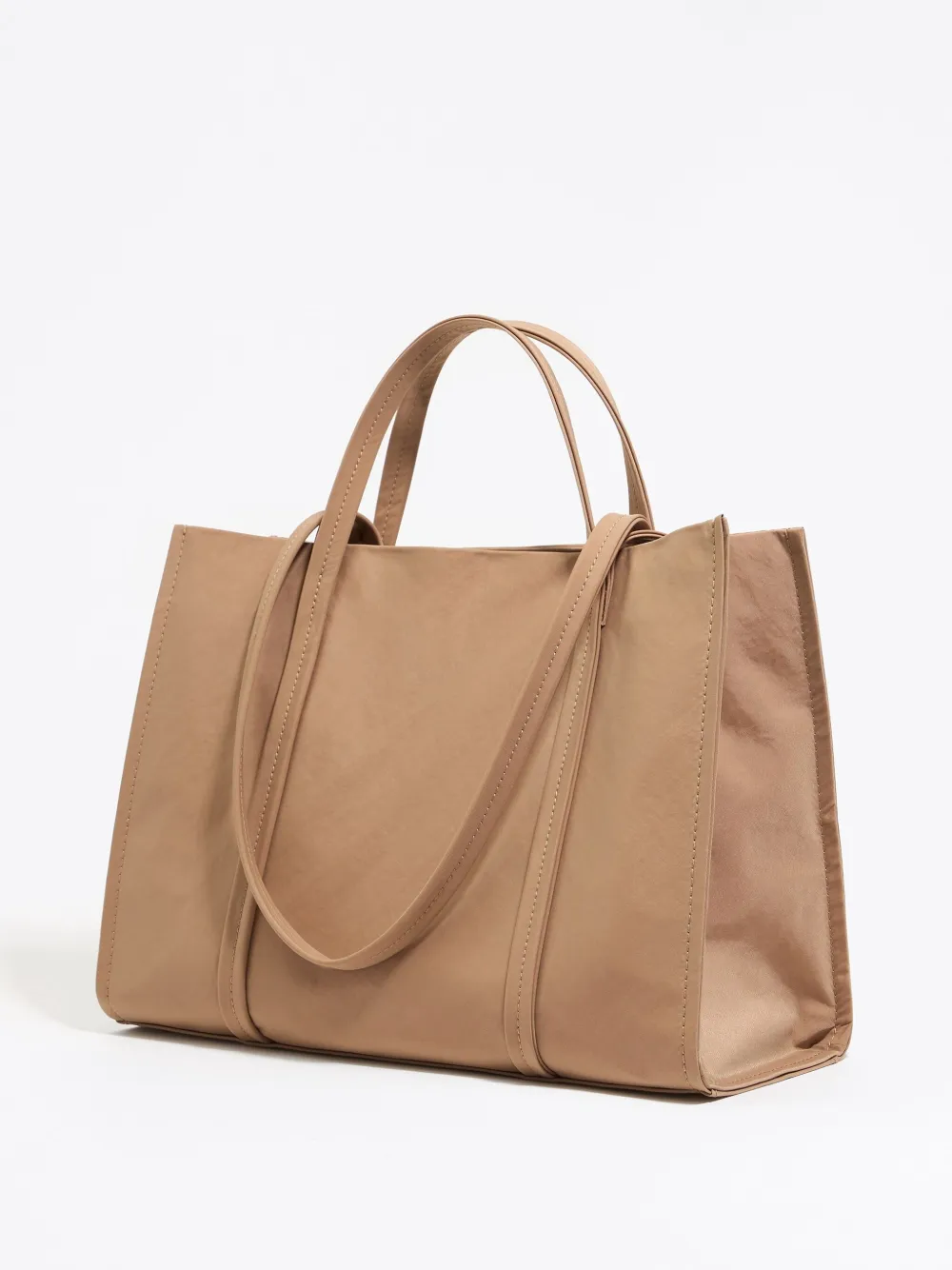 Bimba y Lola Leren shopper Beige