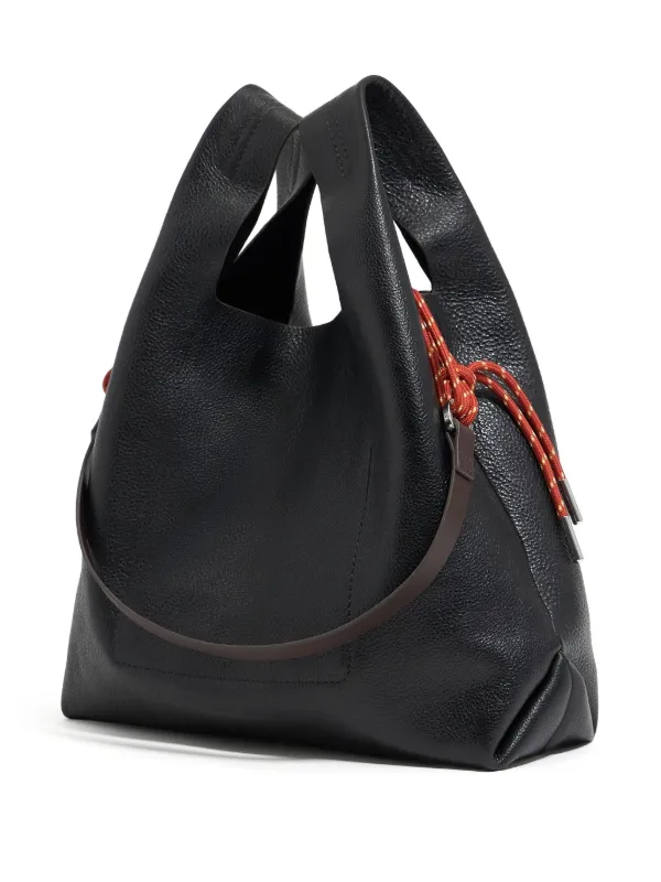 Bimba y Lola Medium Paper Tote Bag Black FARFETCH AZ