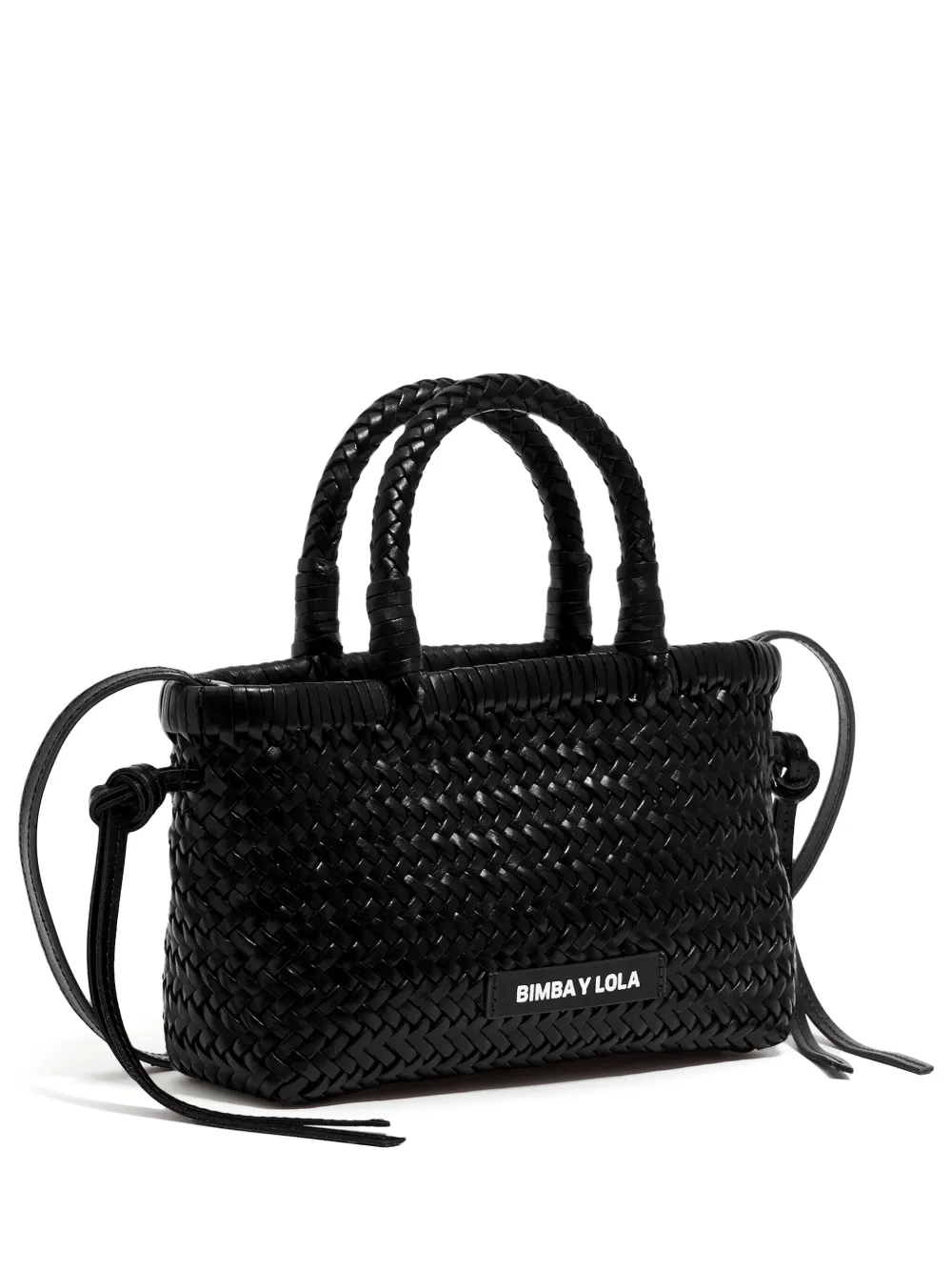 Bimba y Lola Geweven shopper Zwart