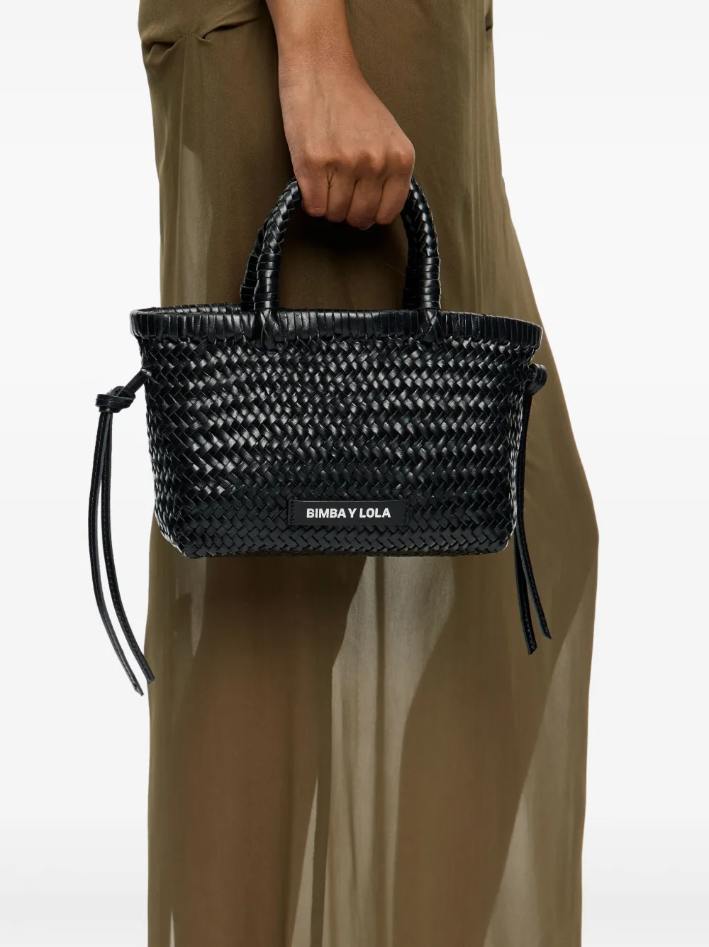 Bimba y Lola Geweven shopper Zwart