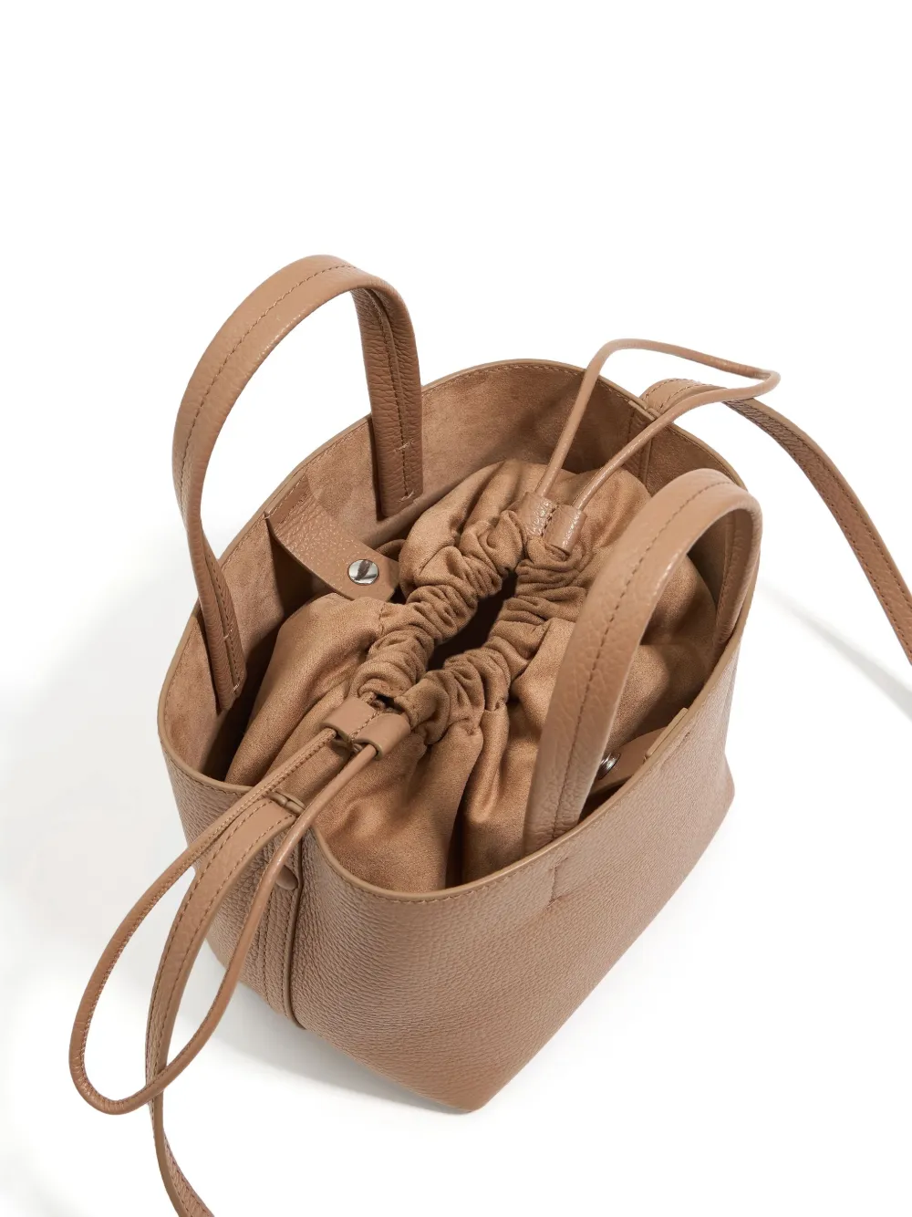 Bimba y Lola Leren shopper Beige