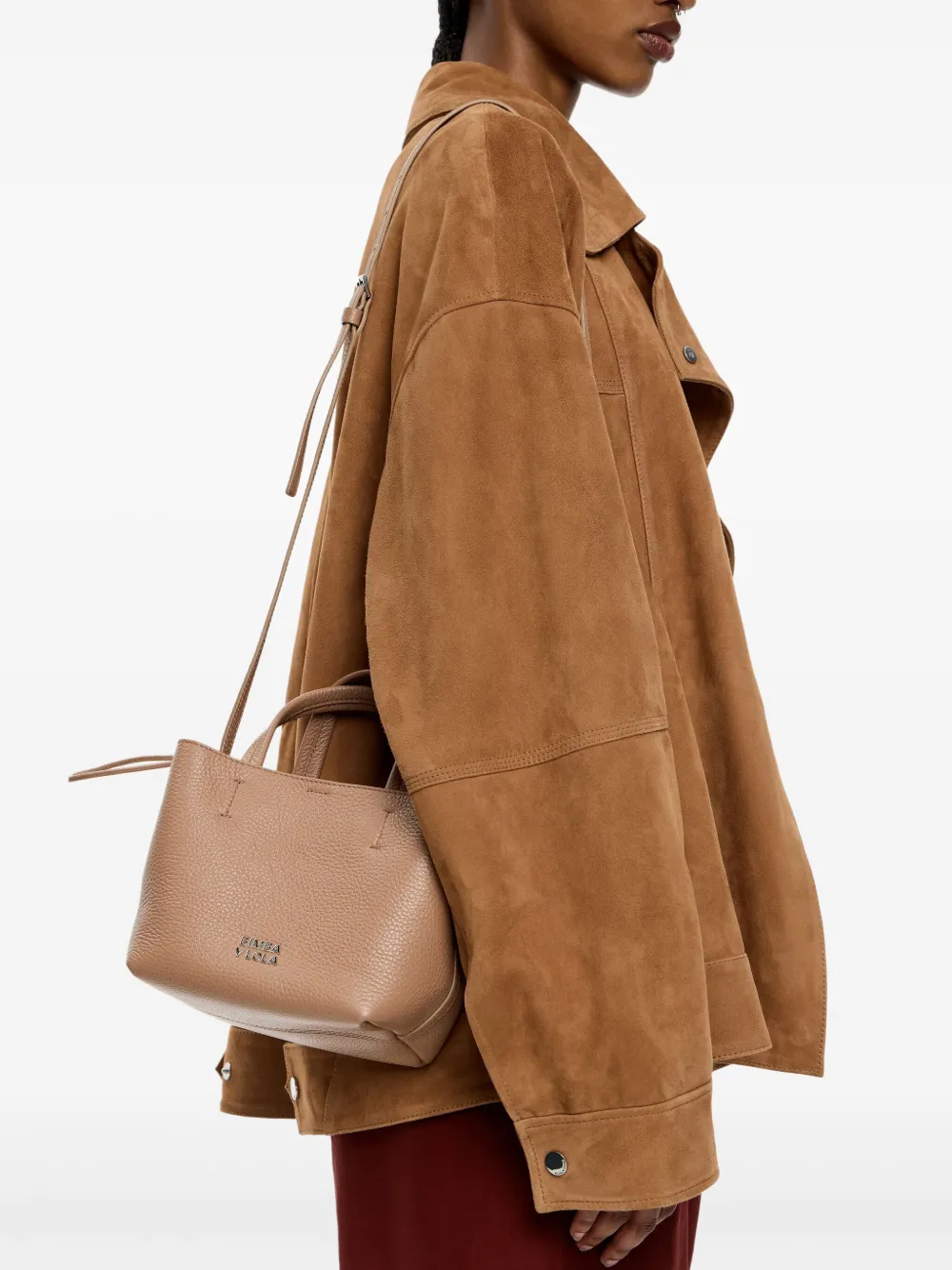 Bimba y Lola Leren shopper Beige