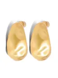Bimba y Lola textured earrings - Gold