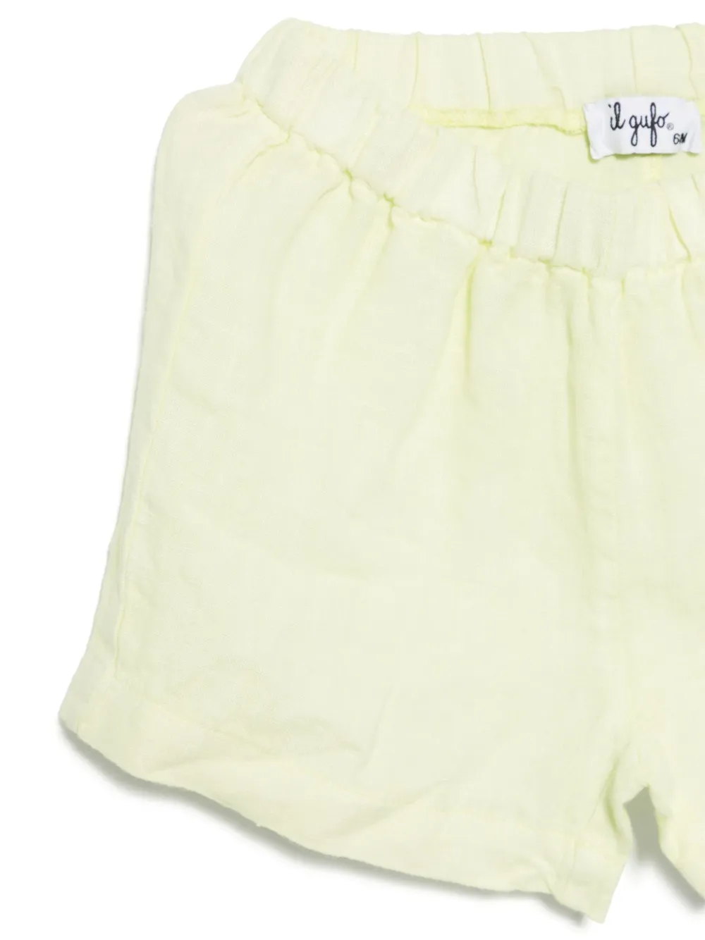 Il Gufo Linnen shorts Groen
