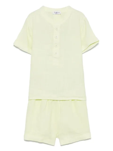 Il Gufo linen shorts set 