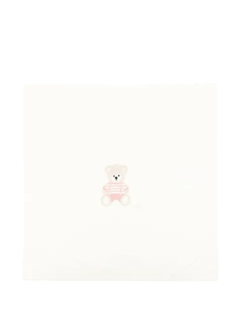 Il Gufo Coberta com bordado Teddy Bear
