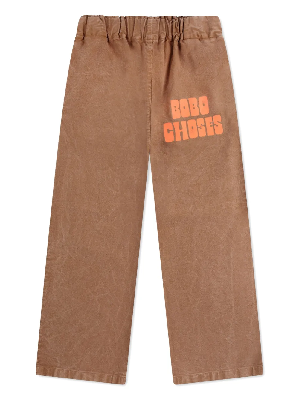 Bobo Choses Broek met logoprint Bruin