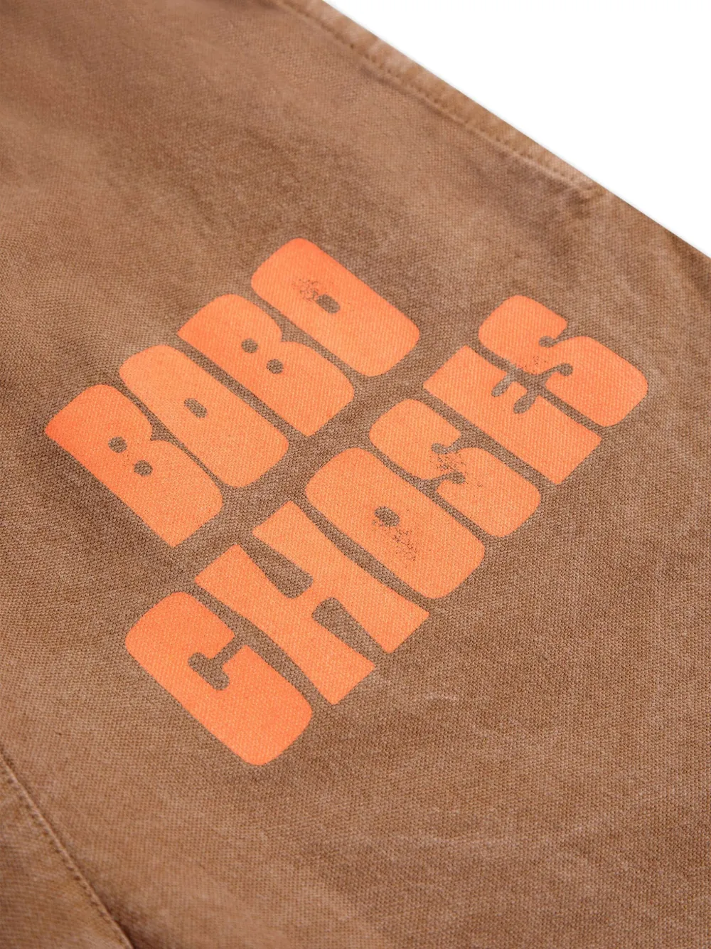Bobo Choses Broek met logoprint Bruin