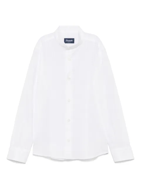 Drumohr Kids camisa con cuello alzado