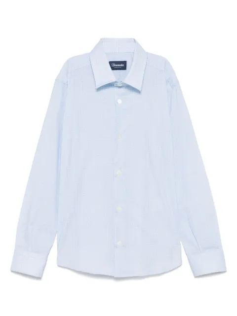 Drumohr Kids camisa con motivo micro