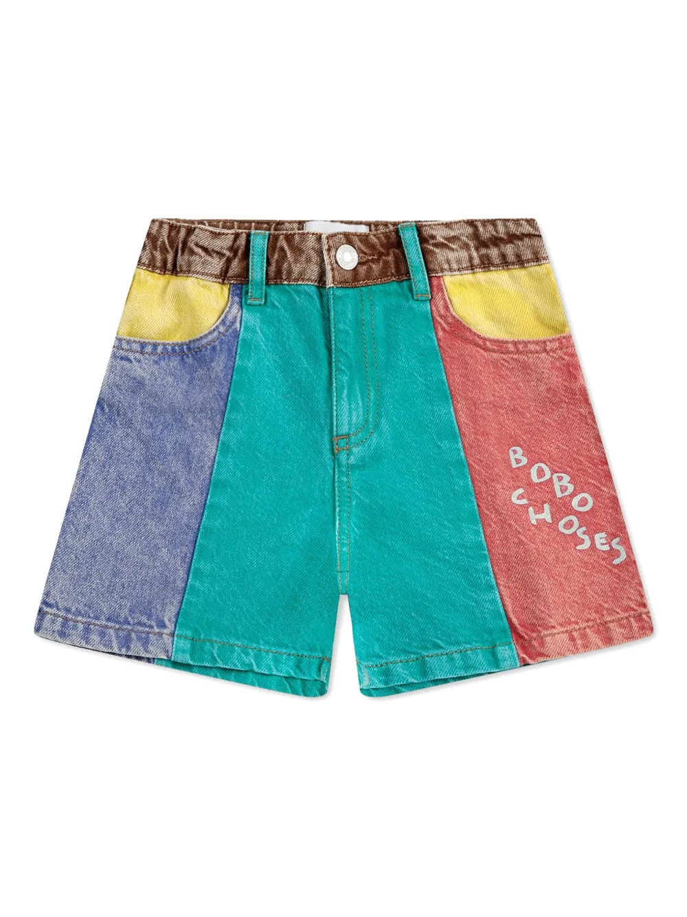 Bobo Choses Shorts met logopatch Blauw