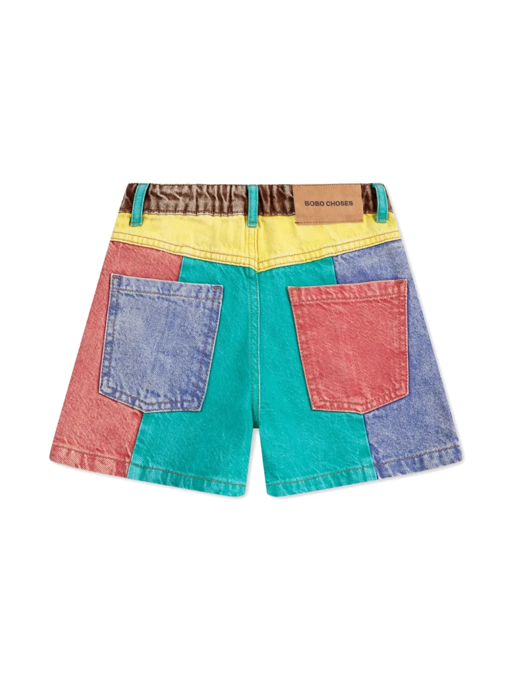 Bobo Choses logo-patch shorts - Blauw