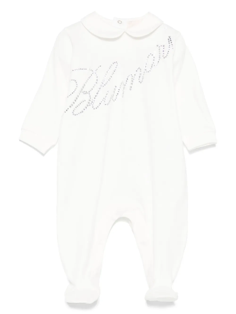 Miss Blumarine Pijama com aplicação de cristais | Branco | Image 1