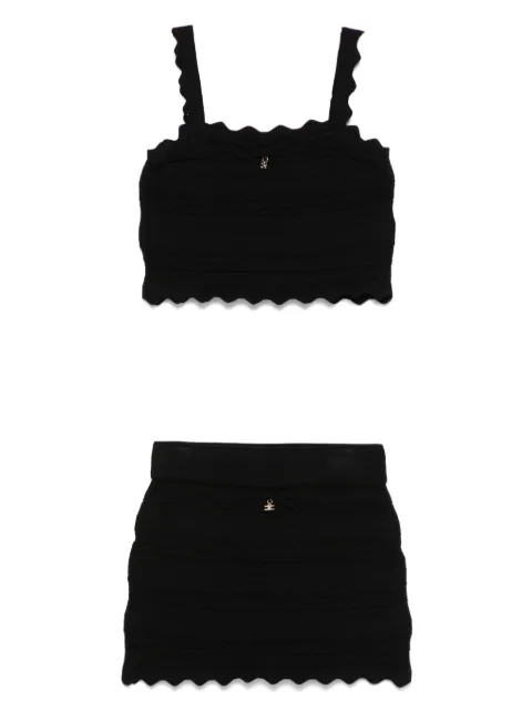 Elisabetta Franchi La Mia Bambina set de falda tejido
