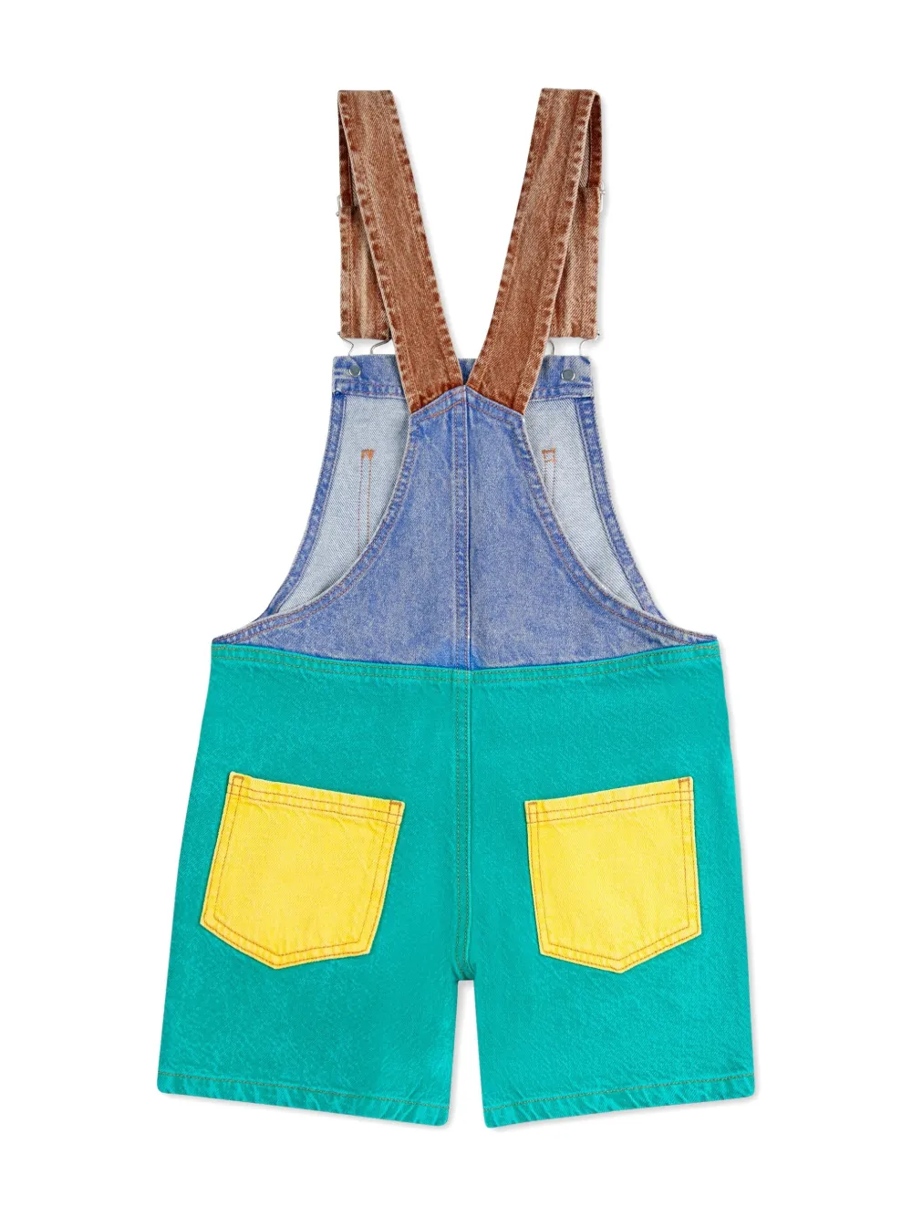bobochoses Bobo Choses Tuinbroek met logopatch - Blauw