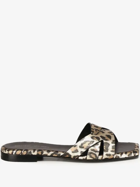 Giuliano Galiano leather slides