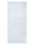 Stone Island Junior Compass-motif towel - Blue