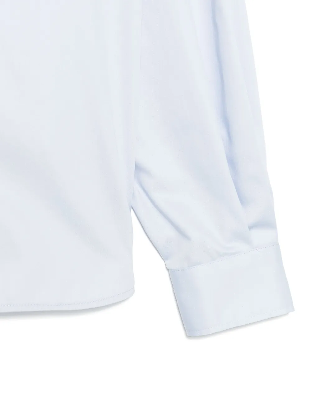 Miss Blumarine Cotton Shirt In Blue