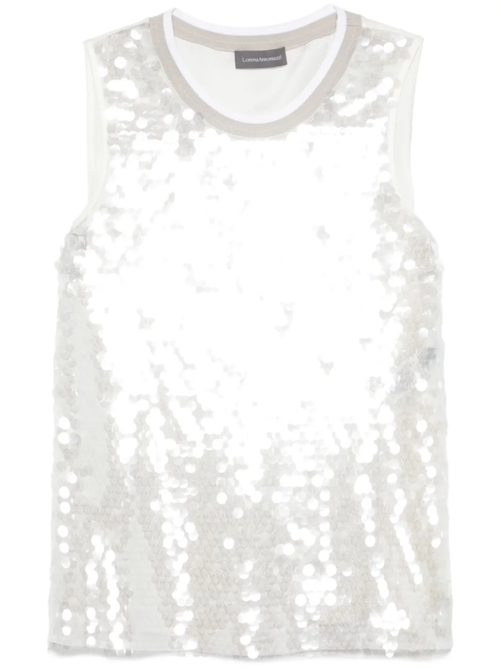 sequined tank top