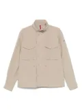 Moncler logo-patch bomber jacket - Neutrals