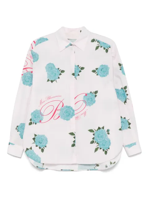 Miss Blumarine camisa con estampado floral