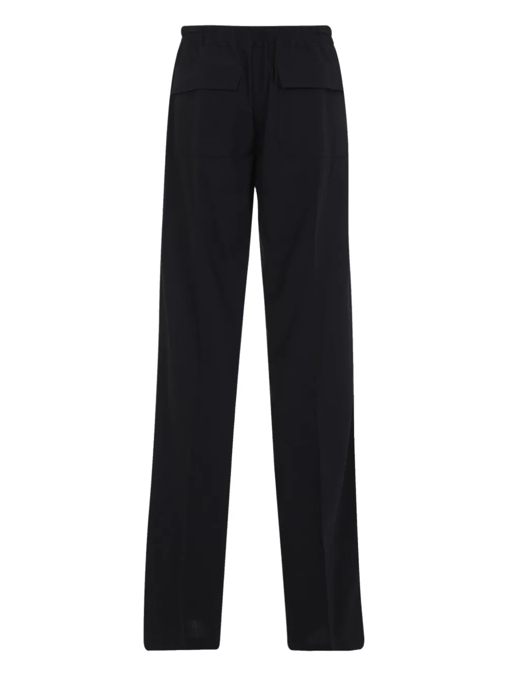 Rick Owens wool track pants - Zwart