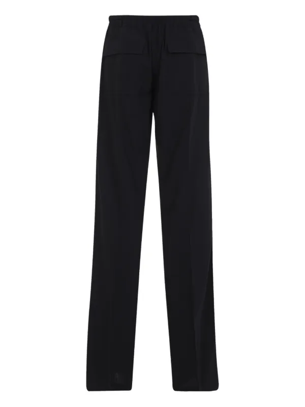◆大人気◆【RICK OWENS 】 ウールパンツ ブラック Rick Owens ウール トラックパンツ | ブラック | FARFETCH JP