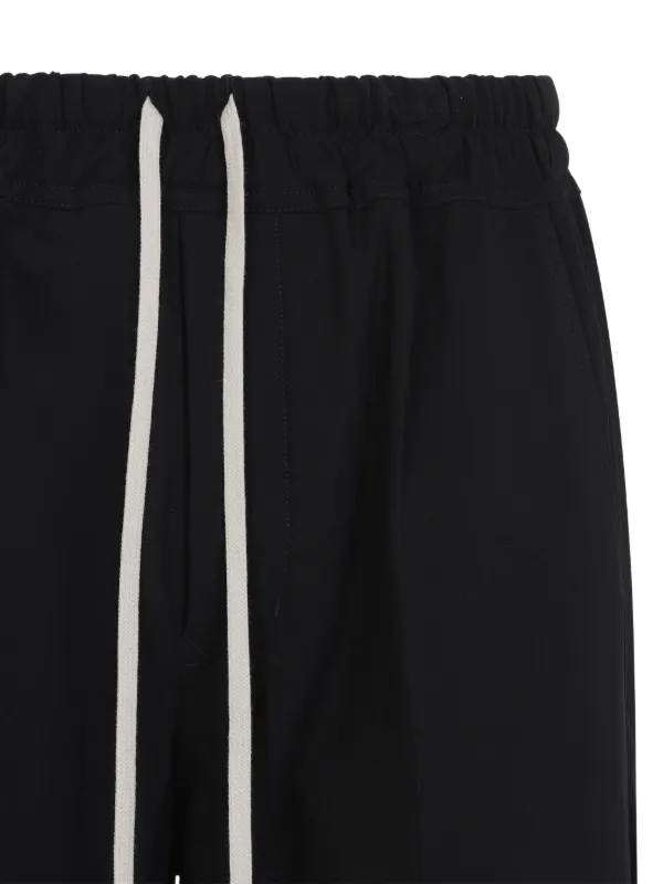 ◆大人気◆【RICK OWENS 】 ウールパンツ ブラック Rick Owens ウール トラックパンツ | ブラック | FARFETCH JP