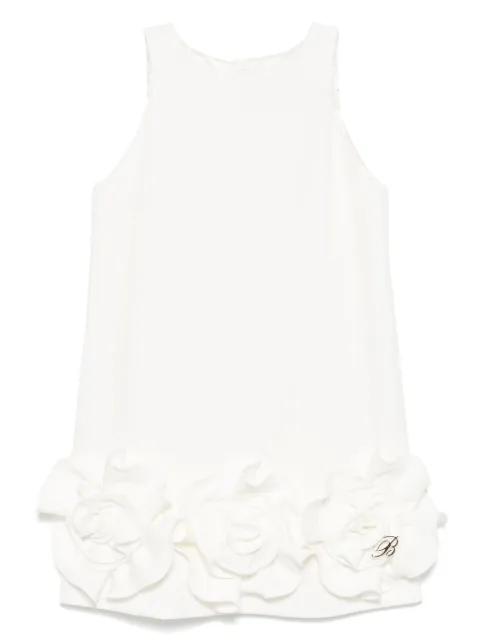 Miss Blumarine vestido con aplique floral