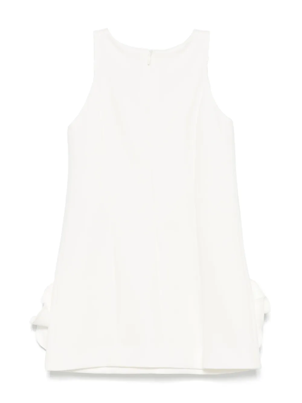 Miss Blumarine Jurk met bloemenpatch Wit