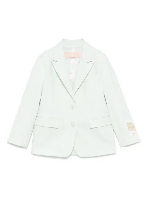 Elisabetta Franchi La Mia Bambina blazer con parche del logo