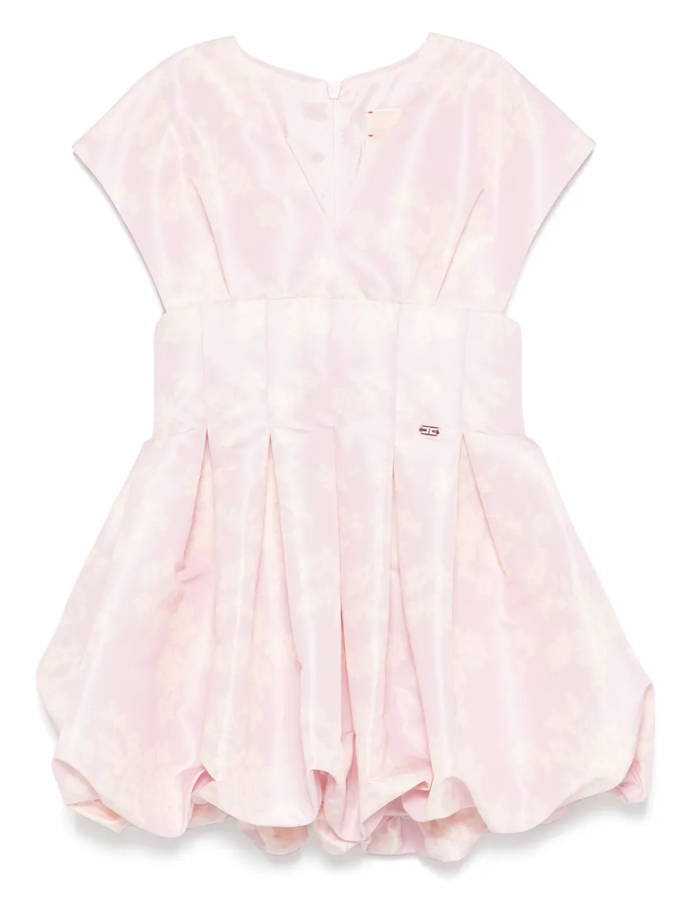Elisabetta Franchi La Mia Bambina Jurk met bloe print Roze