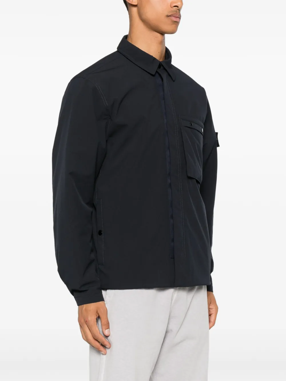 Stone Island Shell-R PrimaLoft isolatie jack Blauw